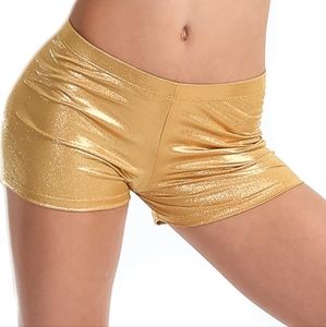 Pre-Owned Gia Mia Gold Dance shorts